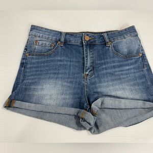 Indigo Rein Classic Blue Denim Shorts Sz 11/29